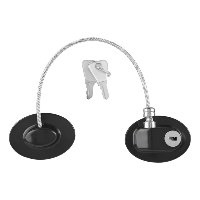 3M - Seguro Puertas Cable De Acero Negro 3M Para Niños Bebés