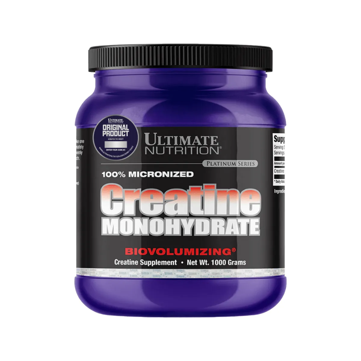 ULTIMATE NUTRITION - Creatina Monohidrata 1000 grs Ultimate Nutrition