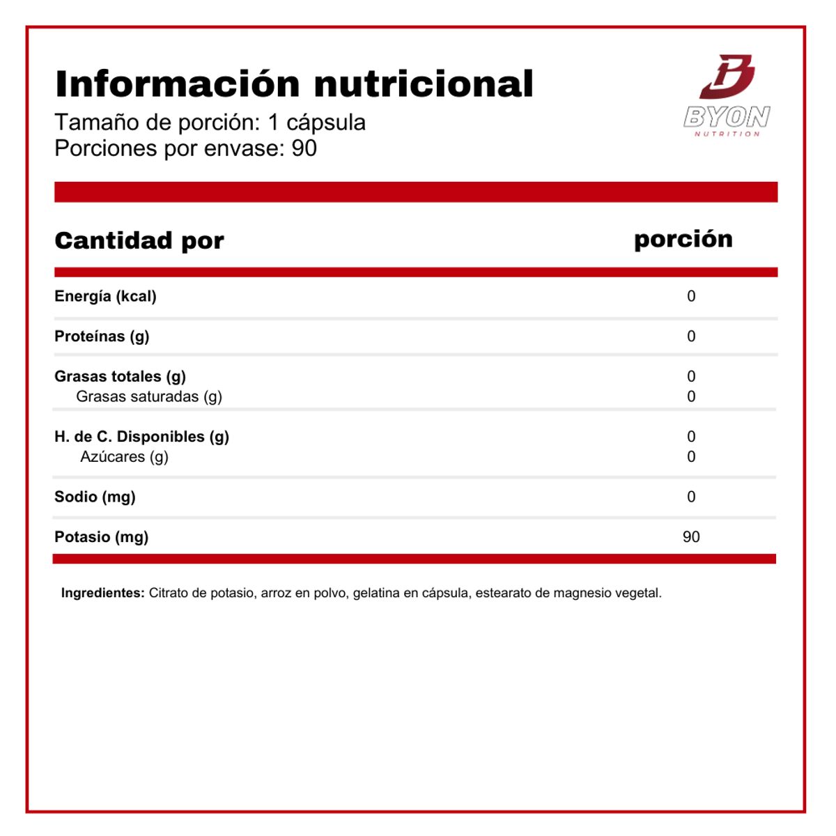 NATURE'S TRUTH - Citrato de potasio 275 mg 90 cápsulas