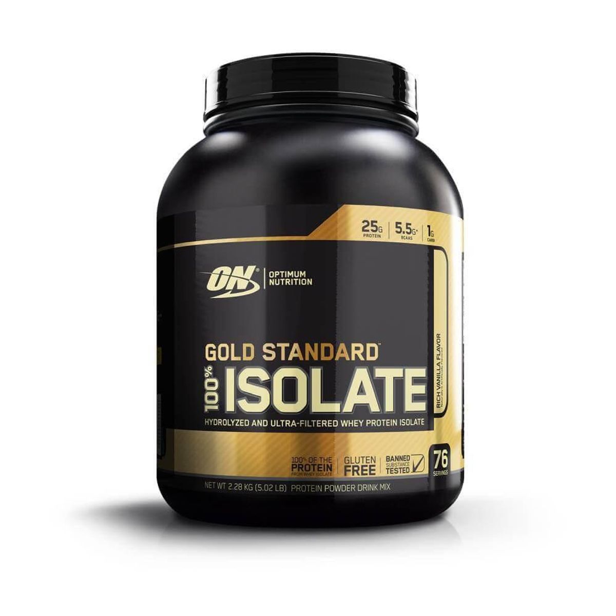 OPTIMUM - Gold Standar 100% Isolate 5 lbs - Rich Vainilla