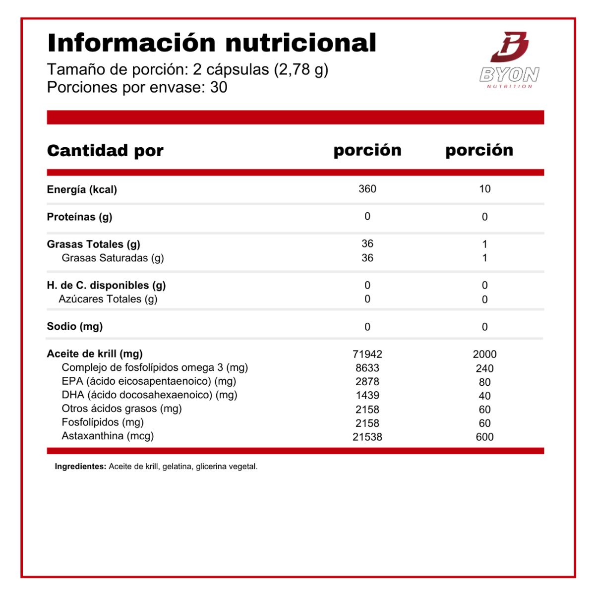 NATURE'S TRUTH - Krill Oil Omega 3 2000 Mg - 60 sofgels