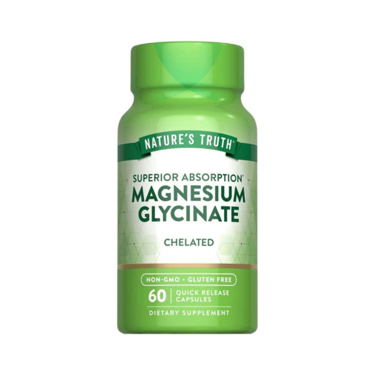 NATURE'S TRUTH - Magnesio Glicinato 60 cápsulas
