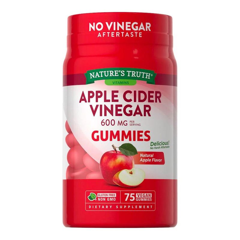 NATURE'S TRUTH - Vinagre de Manzana 600 mg 75 gummies