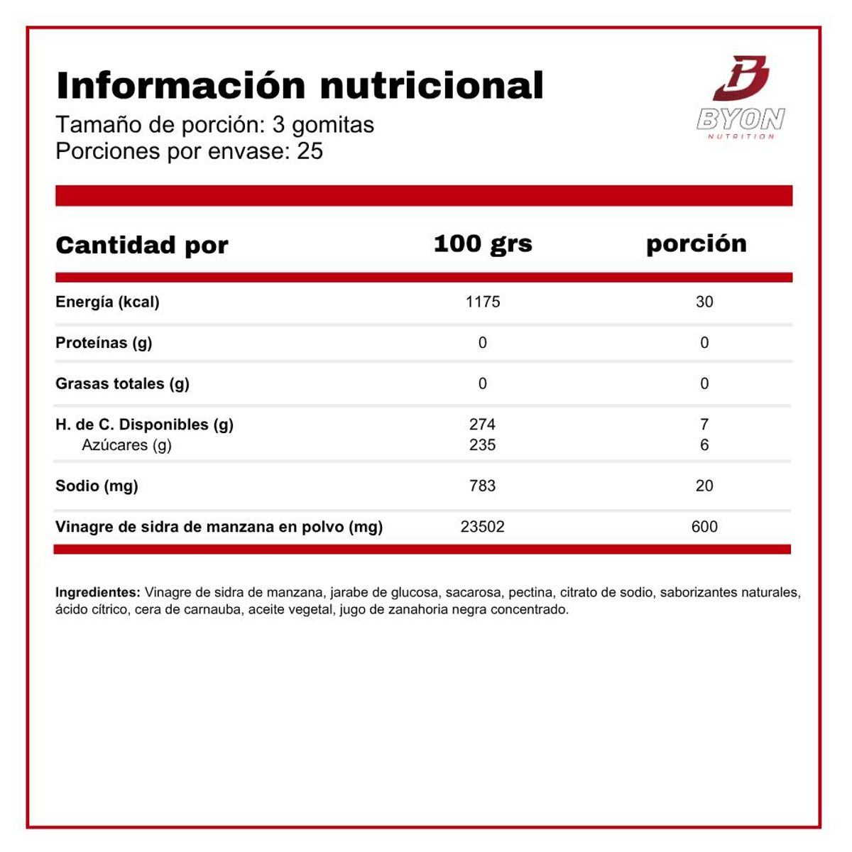 NATURE'S TRUTH - Vinagre de Manzana 600 mg 75 gummies