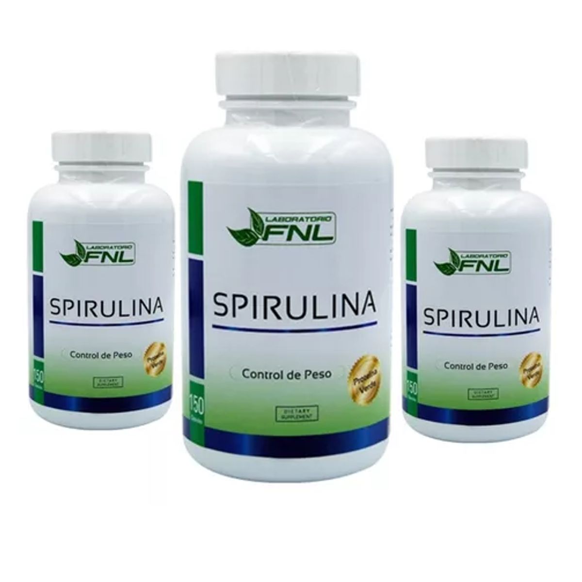 FNL - Spirulina Fnl 450 Capsulas 3x150 Caps