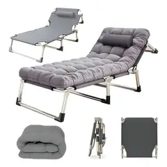 ACTUAL - Cama Portátil Premium Gran Tamaño 190x70x29 Silla De Camping Plegable