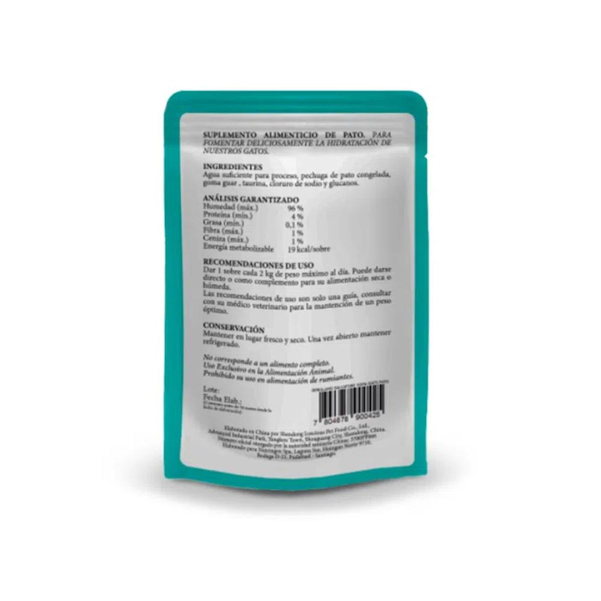 GENERICO - Gerolamo Salvatore Drink para gatos Pato 80g