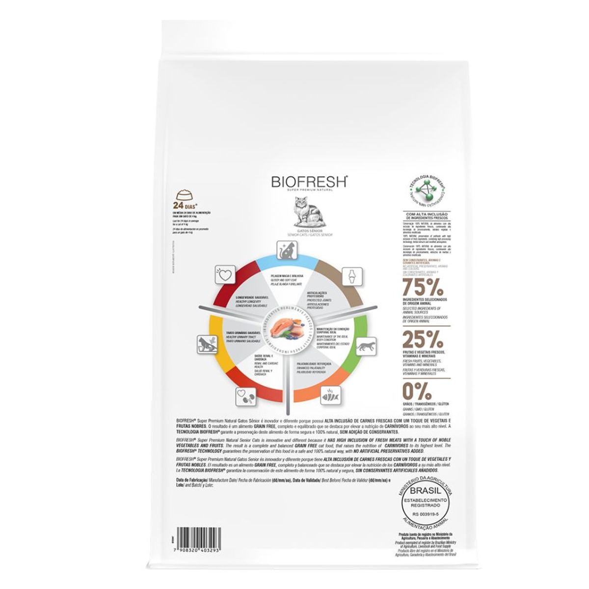 BIOFRESH - Biofresh Gato Senior 1.5 kg