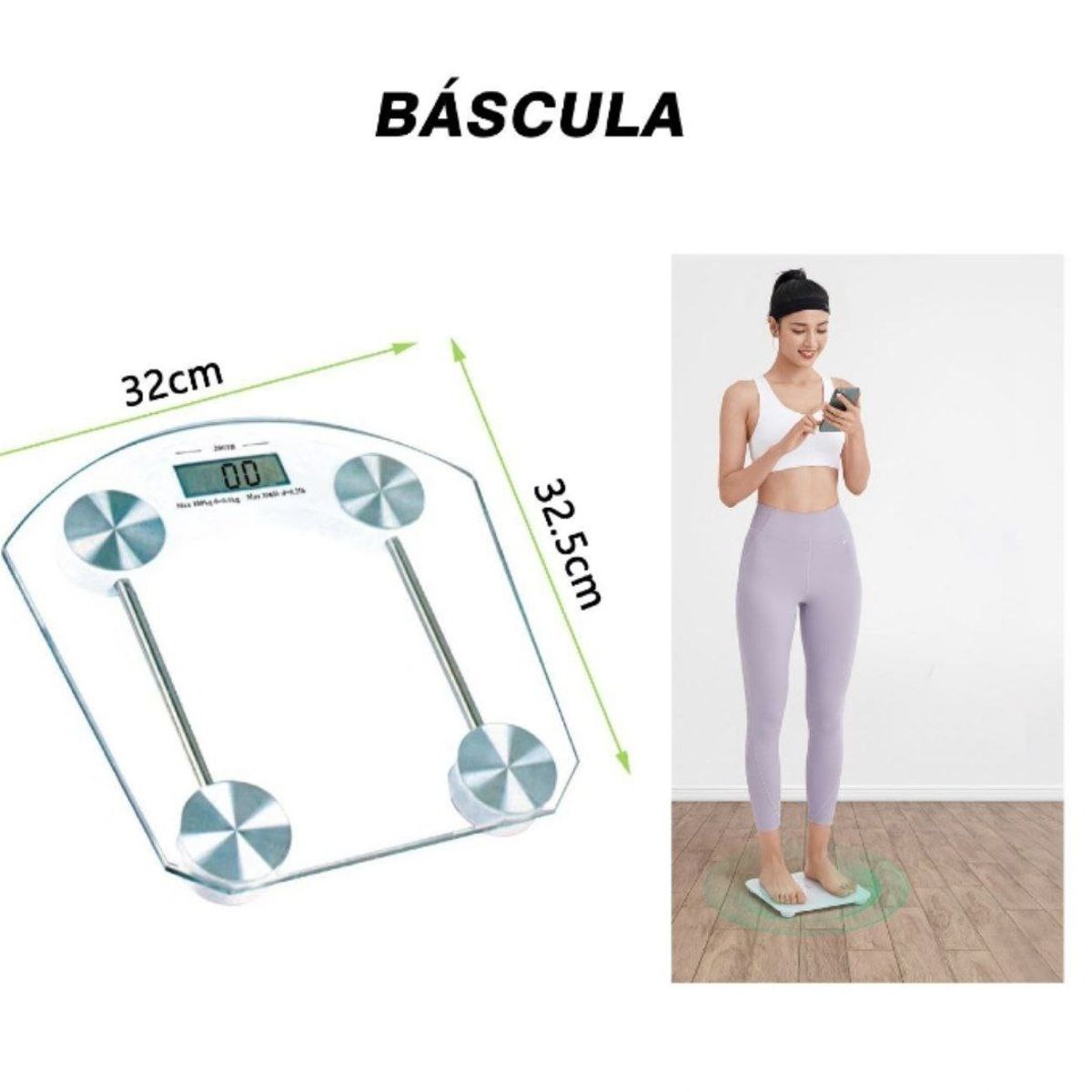 GENERICO - Bascula Digital 180kg