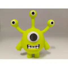 GENERICO - Figura decorativa Monstruo adorable de cuatro ojos