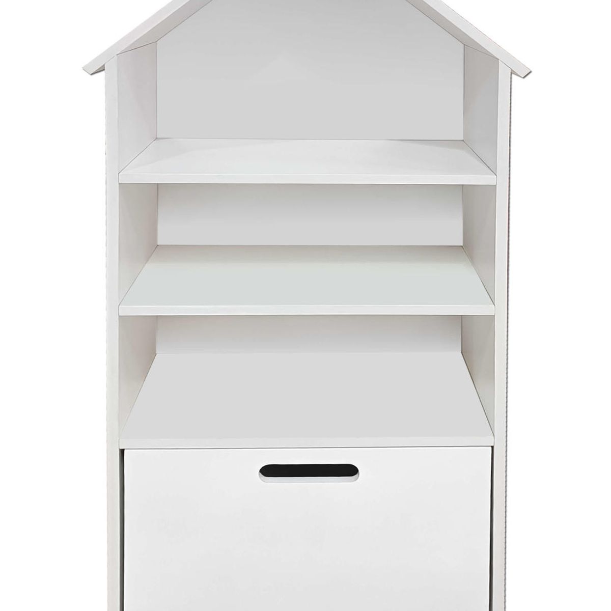 DECORACION CREATIVA - Juguetero Repisa Casa Infantil- Blanca