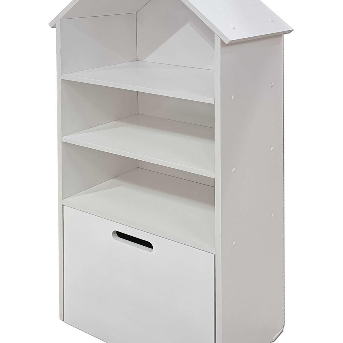 DECORACION CREATIVA - Juguetero Repisa Casa Infantil- Blanca