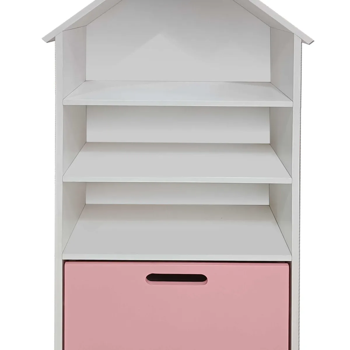 DECORACION CREATIVA - Juguetero Repisa Casa Infantil- Rosada