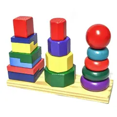 GENERICO - TORRE TRIPLE JUGUETE MADERA