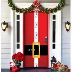 GENERICO - FUNDA DE PUERTA DE NAVIDAD