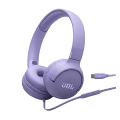 JBL - Audífonos Tune 520C con Cable USB-C Lila
