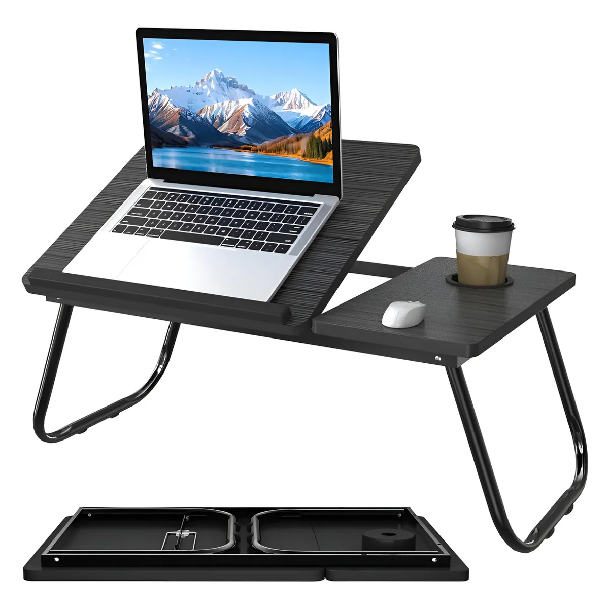 GENERICO - Portátil Mesa Plegable Soporte Para Laptop Con 5 Ajustable