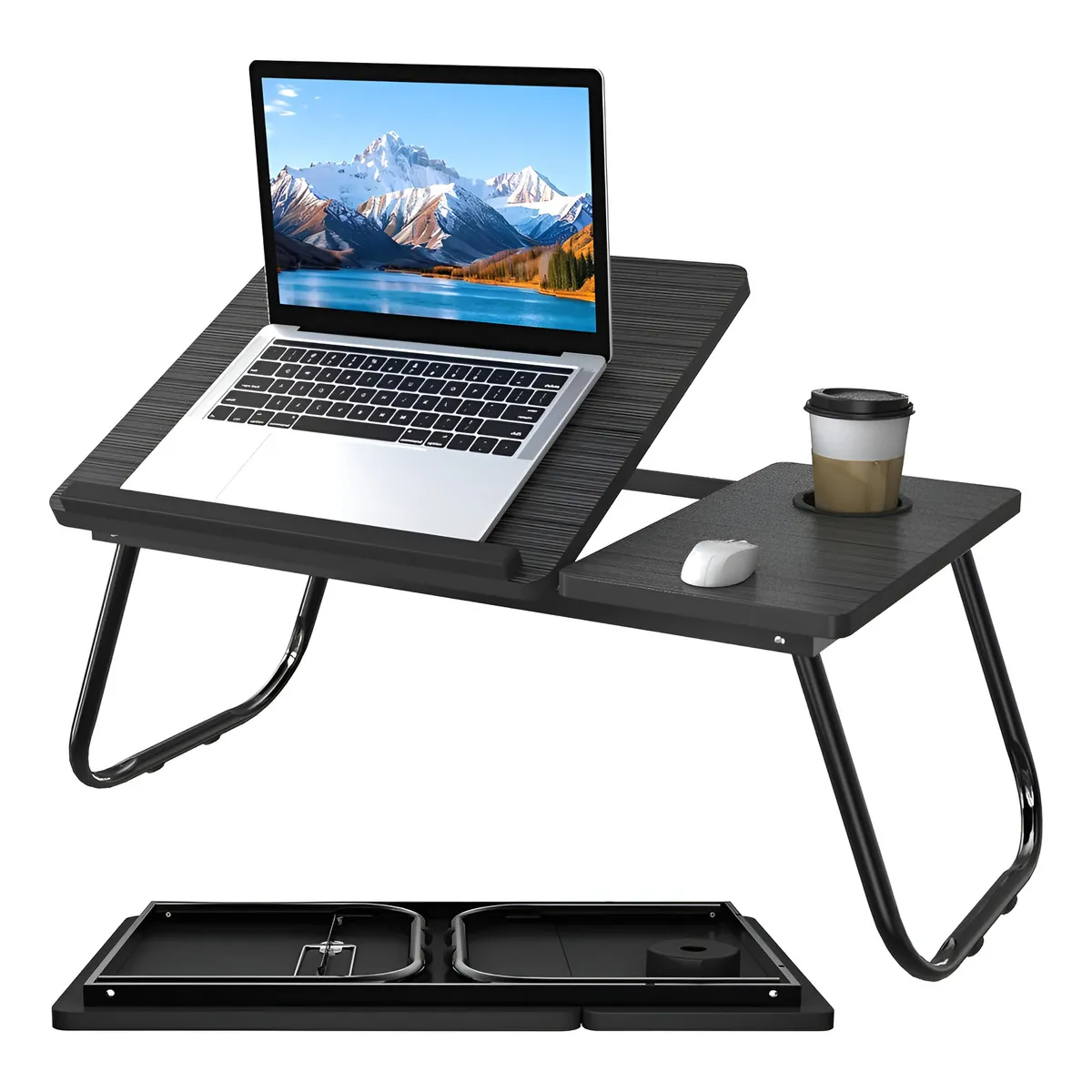 GENERICO - Portátil Mesa Plegable Soporte Para Laptop Con 5 Ajustable
