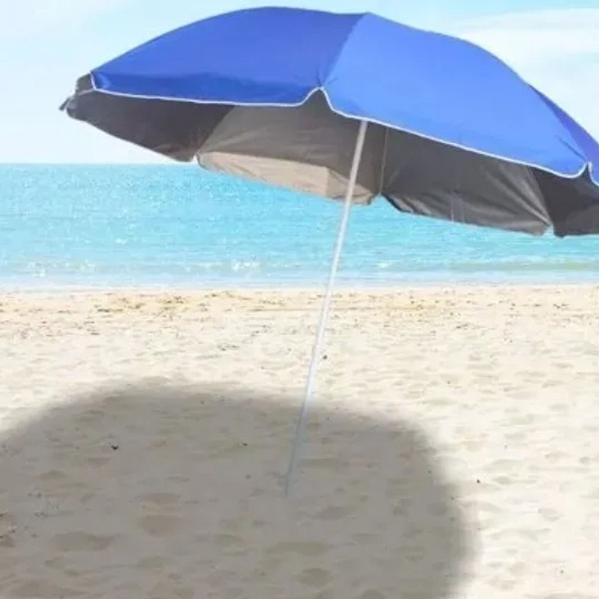 NO LOGO - Quitasol Playero Verano 150 Cm Reforzado Azul