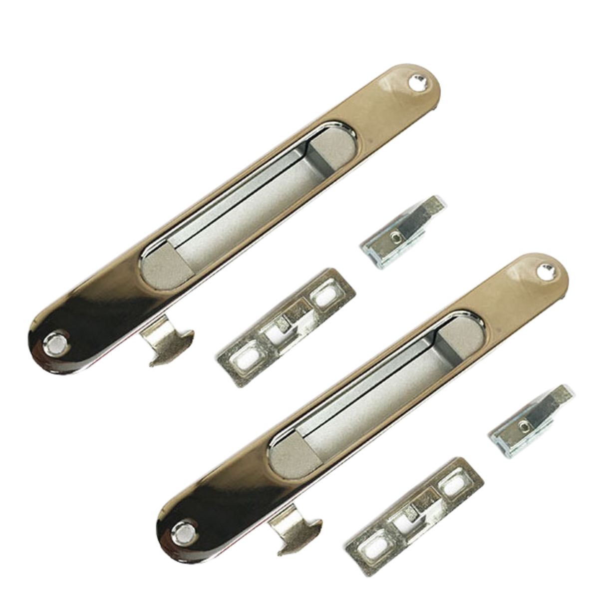 GENERICO - Set 2 Seguros Pestillo HT E-25 - Ventana Corredera Aluminio