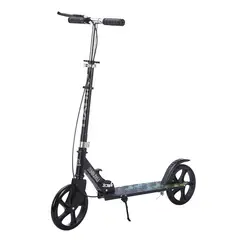 EDWINAYY - Scooter Plegable 2 Ruedas Ajustable Para Jóvenes Y Adultos