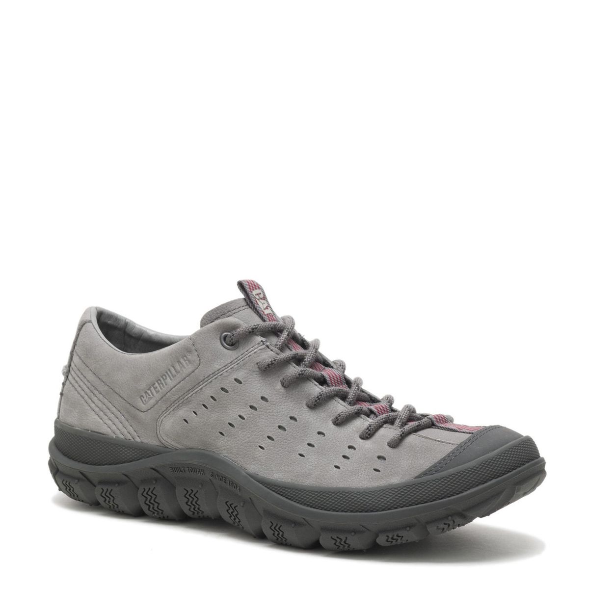 CAT - Zapatilla Outdoor Hombre Cuero Gris Cat