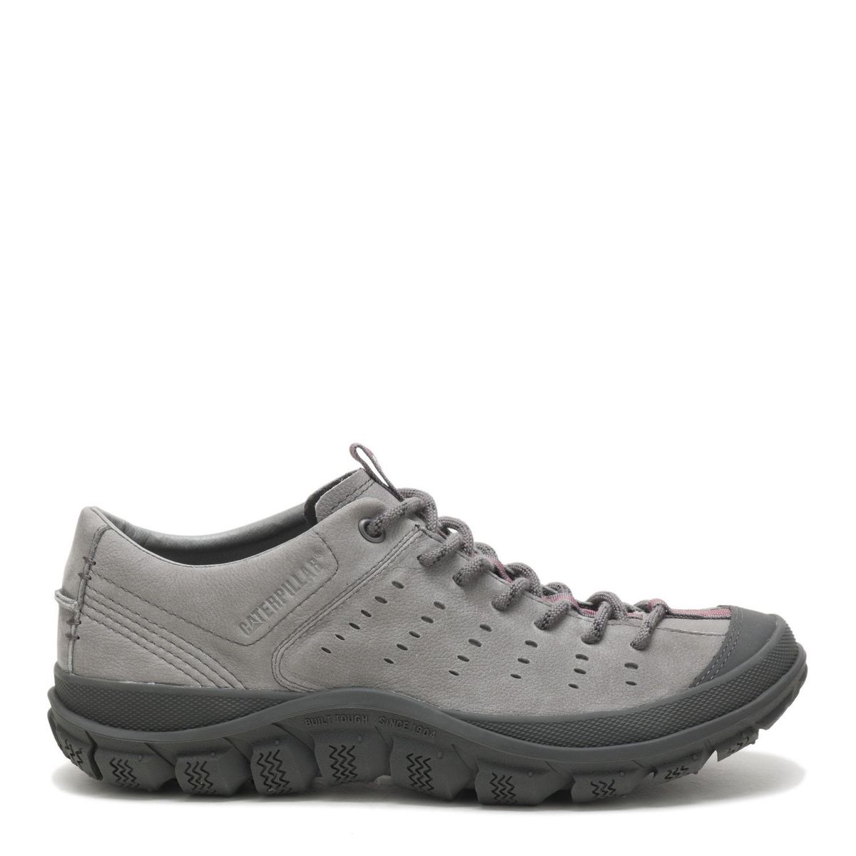 CAT - Zapatilla Outdoor Hombre Cuero Gris Cat