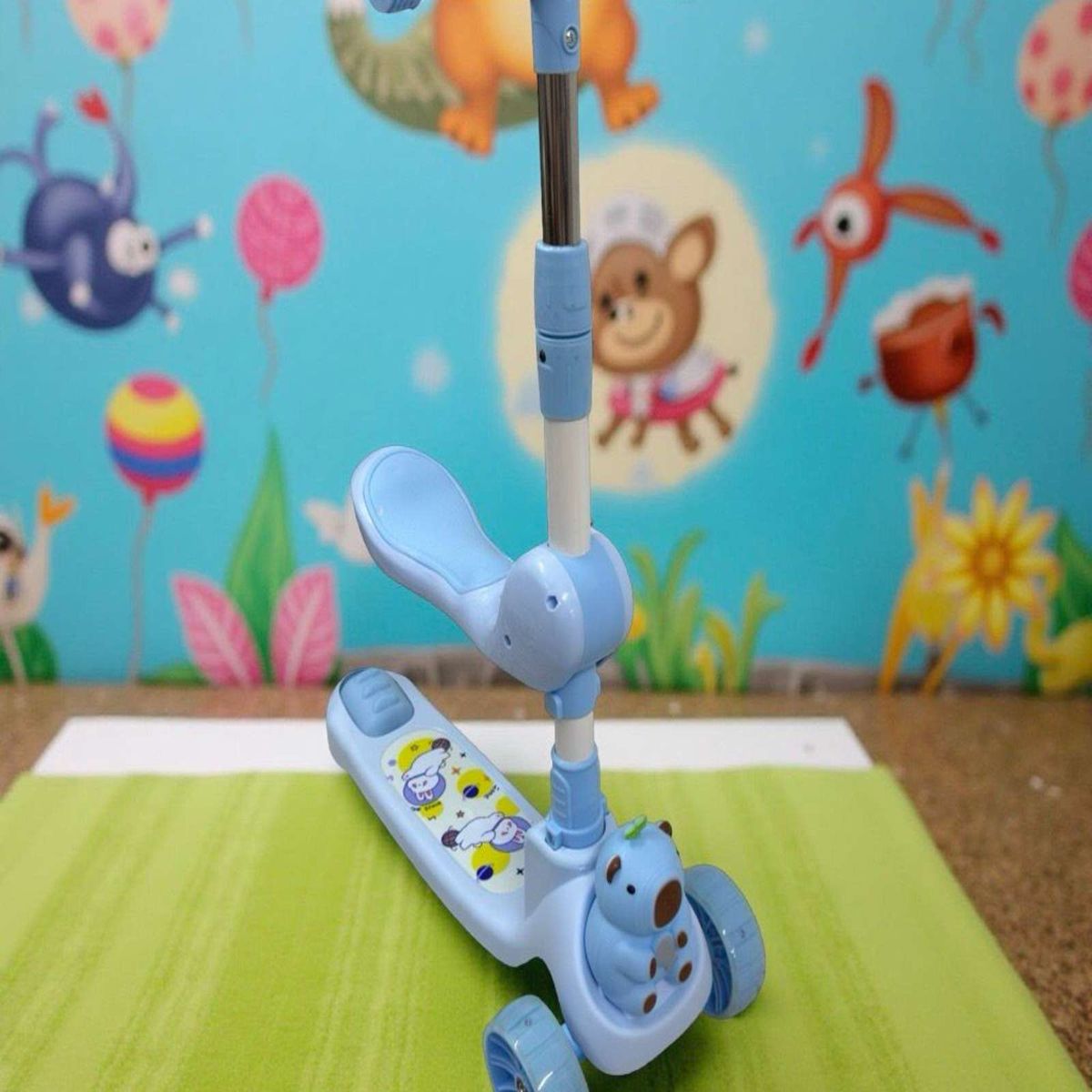 GENERICO - Scooter para niños con diseño de Capibara Azul