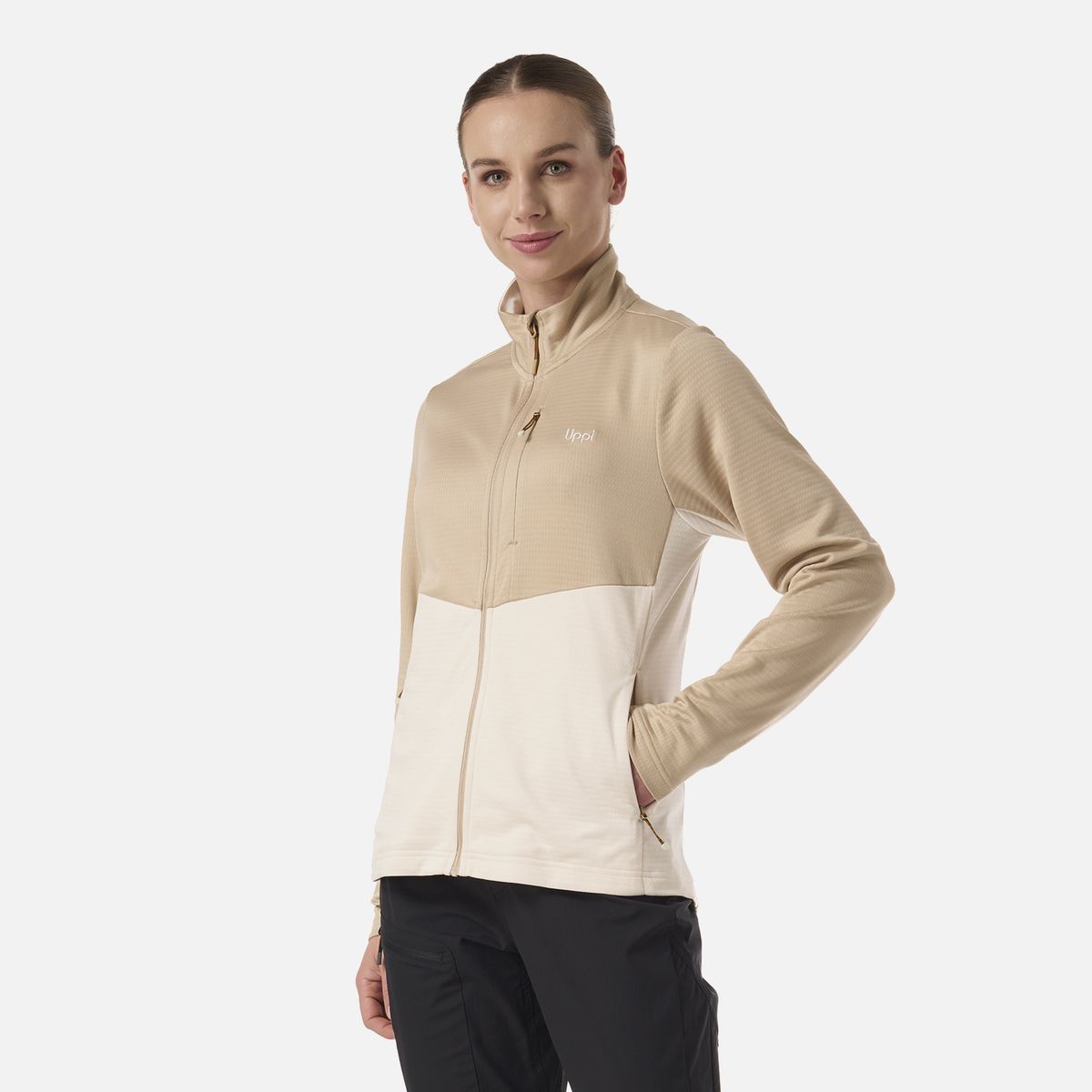 LIPPI - Polerón Mujer Numan Nano-F Jacket Beige Lippi