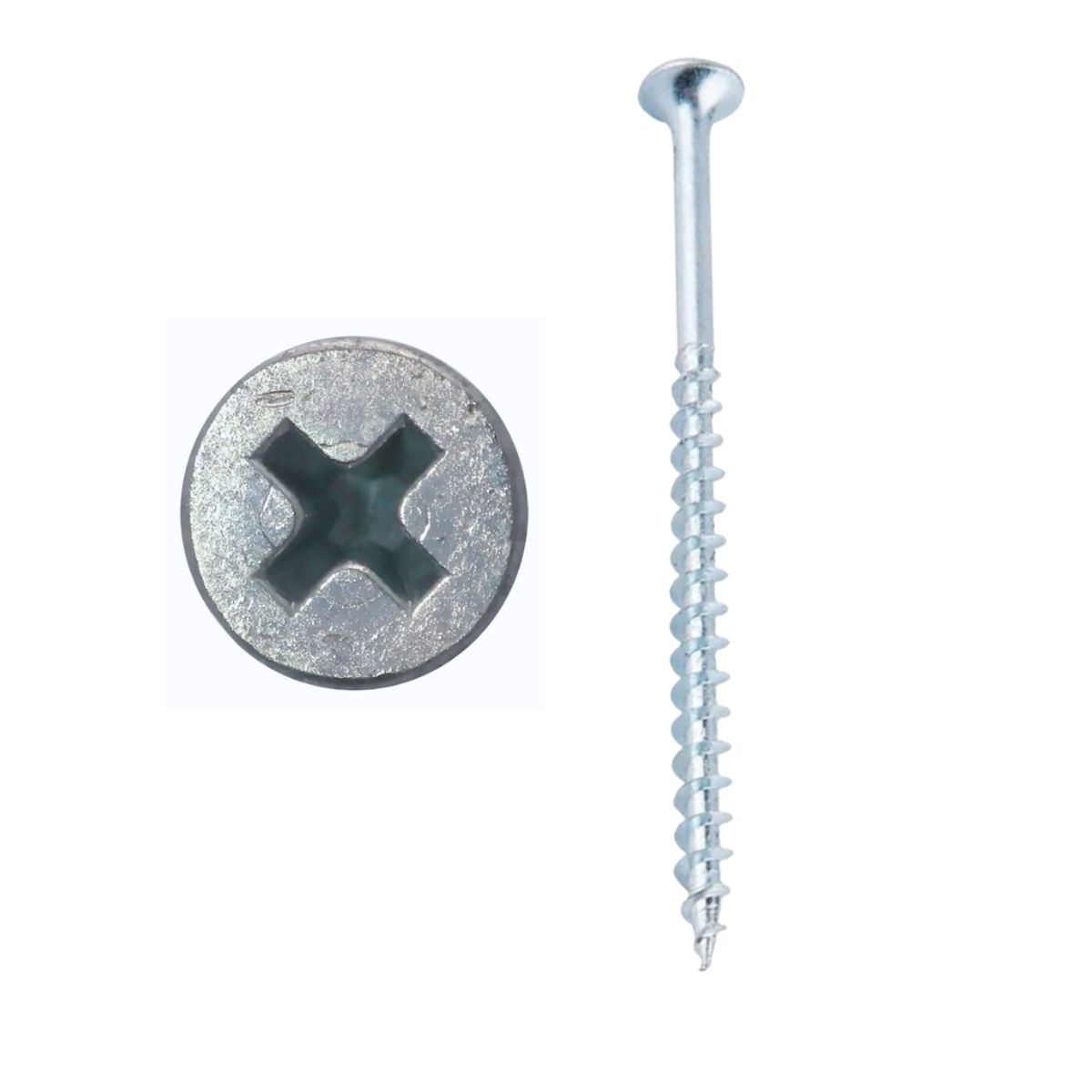 Tornillo para Madera Volcanita Rosca Gruesa Crs 10x4 100und, marca GENERICO - Foto 2