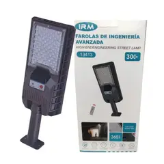 GENERICO - Foco Led Panel Solar Control Remoto 300w