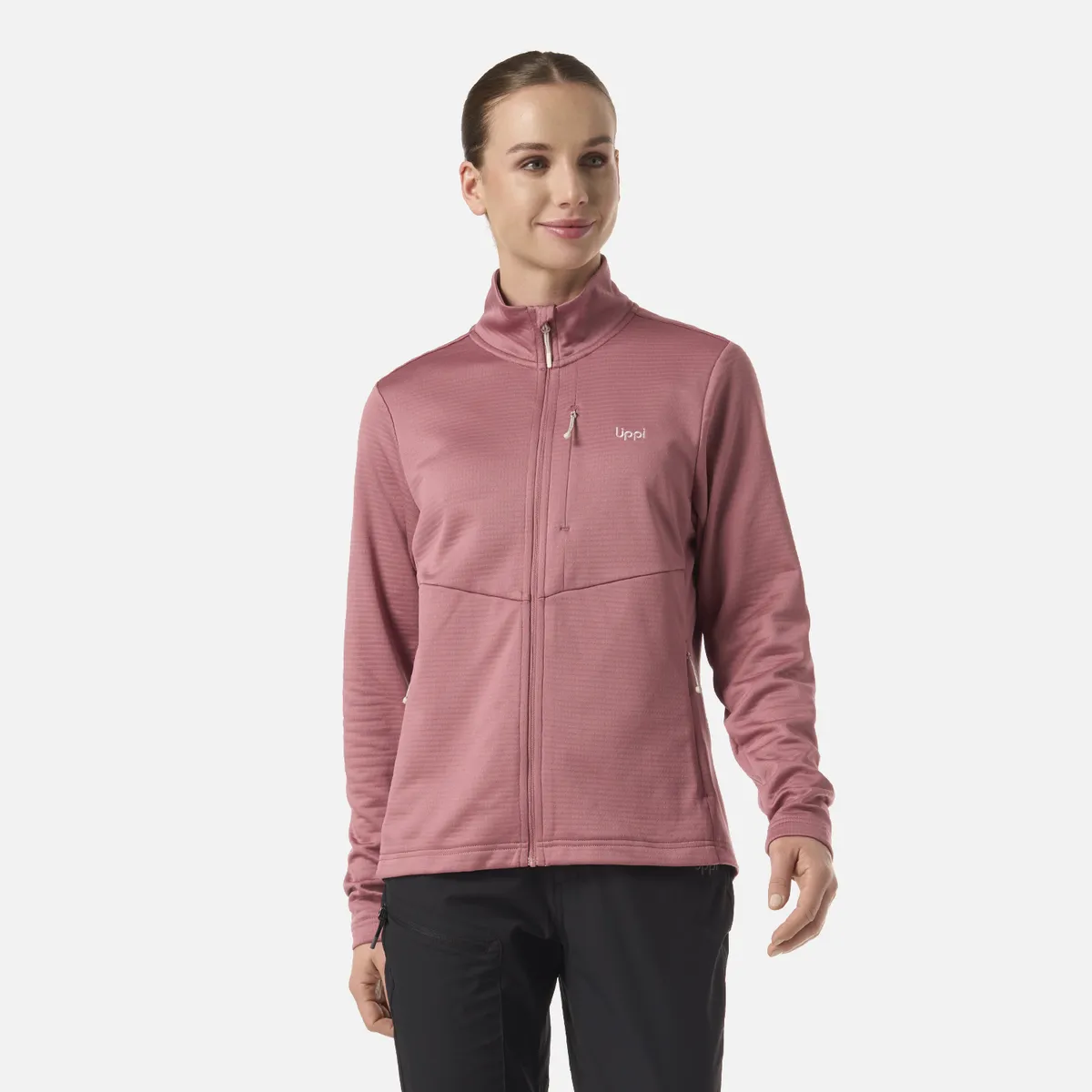 LIPPI - Polerón Mujer Numan Nano-F Jacket Rosa Oscuro Lippi