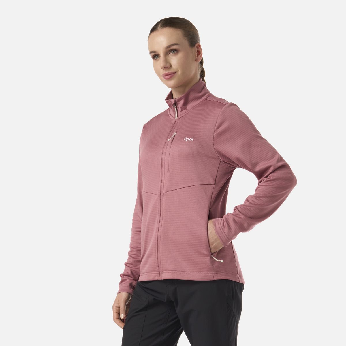 LIPPI - Polerón Mujer Numan Nano-F Jacket Rosa Oscuro Lippi