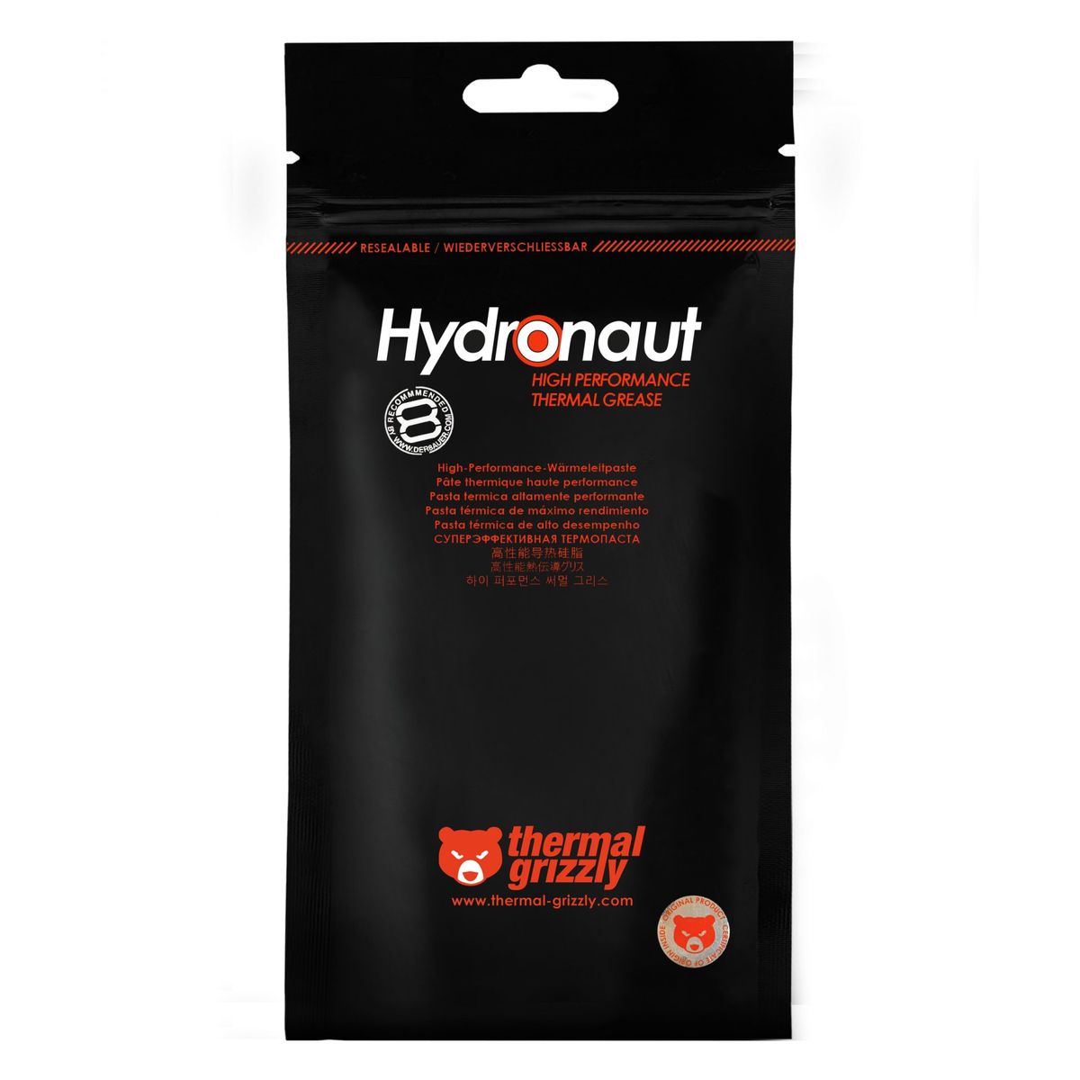 THERMAL GRIZZLY - Pasta térmica Thermal Grizzly Hydronaut, 3.9 gramos, 11.8 W/mK