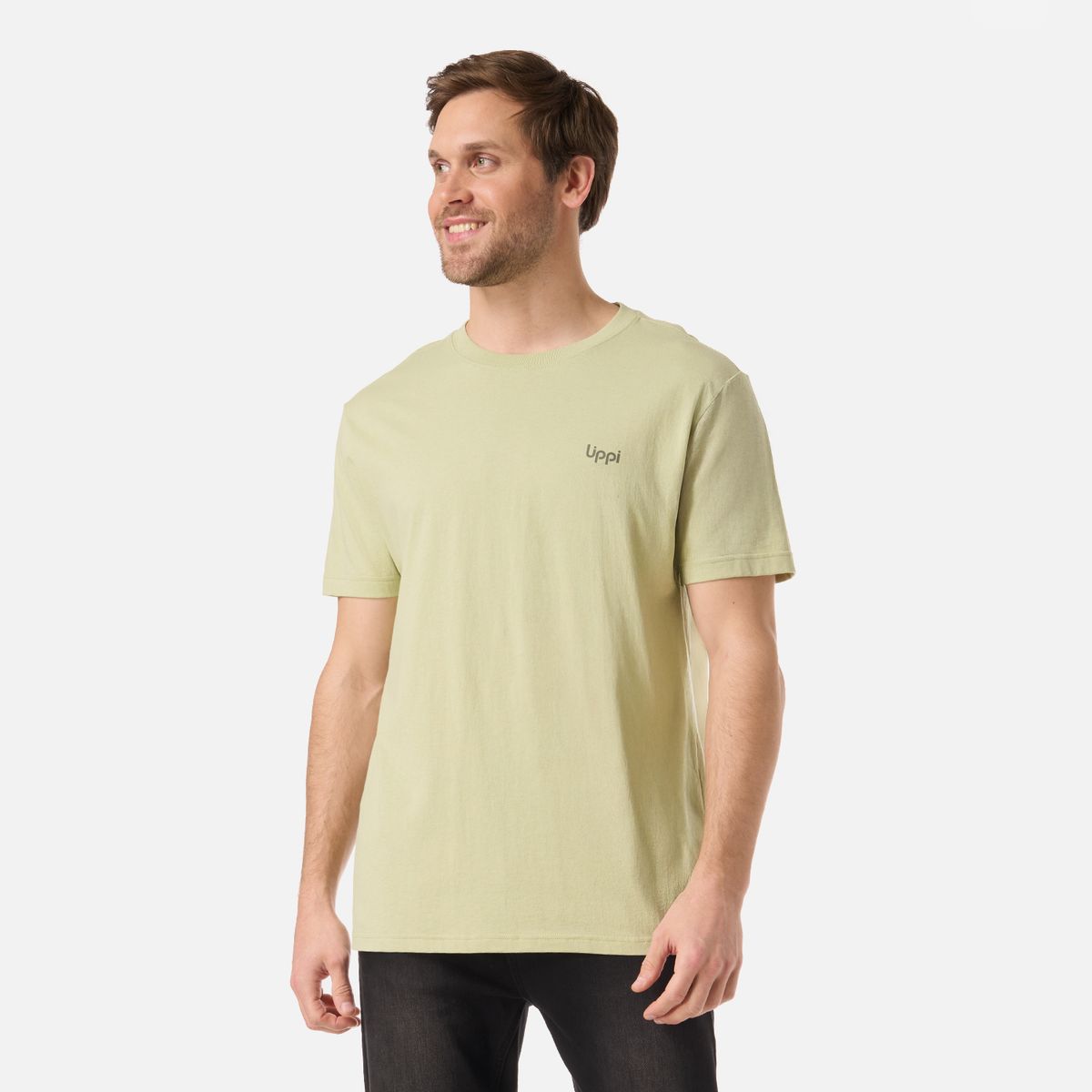 LIPPI - Polera Hombre Ulmo T-Shirt Verde Manzana Lippi
