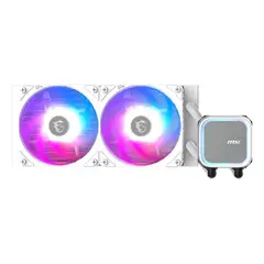 MSI - Refrigeración Líquida MAG CORELIQUID A13 240 WHITE - 240mm, ARGB, Compatible con Intel y AMD