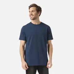 LIPPI - Polera Hombre Logo Back Print T-Shirt Azul Marino