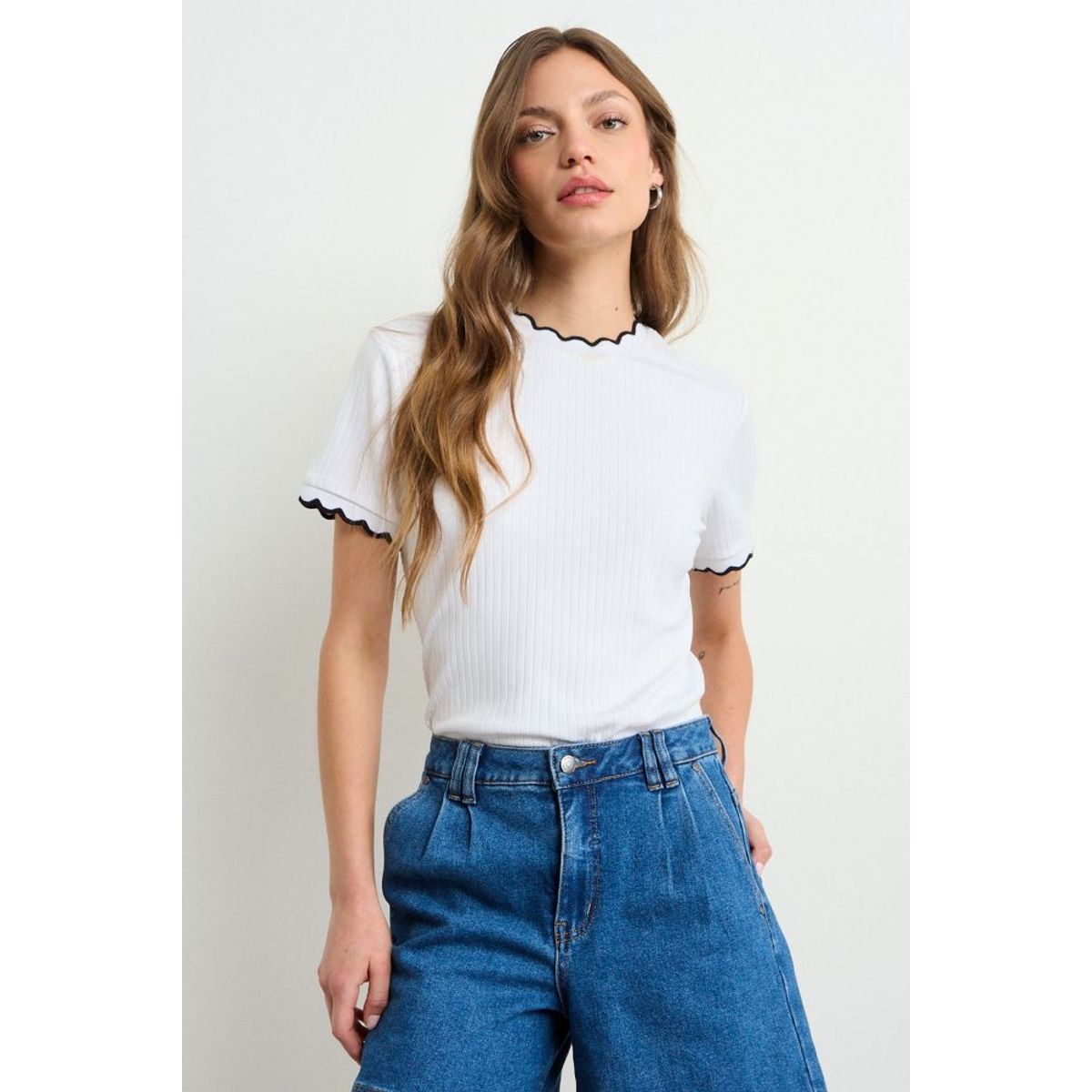 IO - Polera Mujer Crudo Io