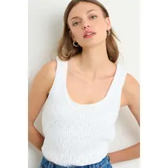 IO - Polera Lisa Mujer Crudo