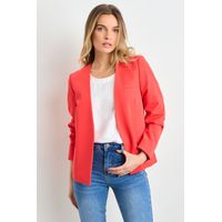 Blazer Liso Mujer Rojo