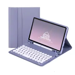 GENERICO - Fundas Con Teclado Premium Para Tablet Samsung A8 Incluye letra Ñ