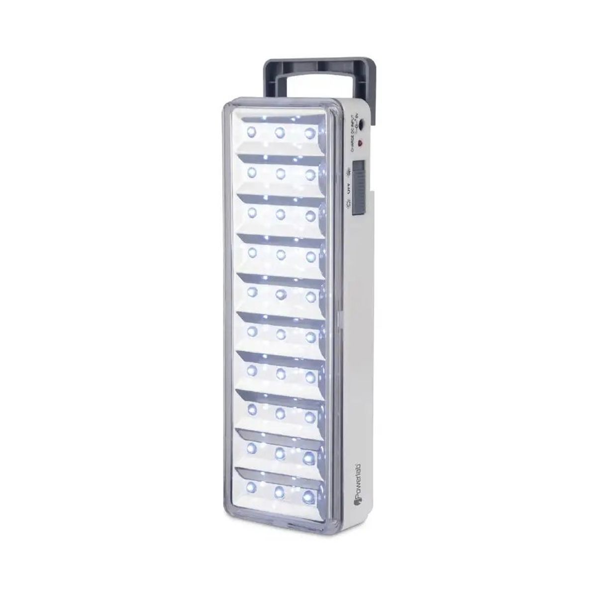 POWERLAB - Lampara de Emergencia Powerlab 30LED, Recargable, Hasta 8 Horas