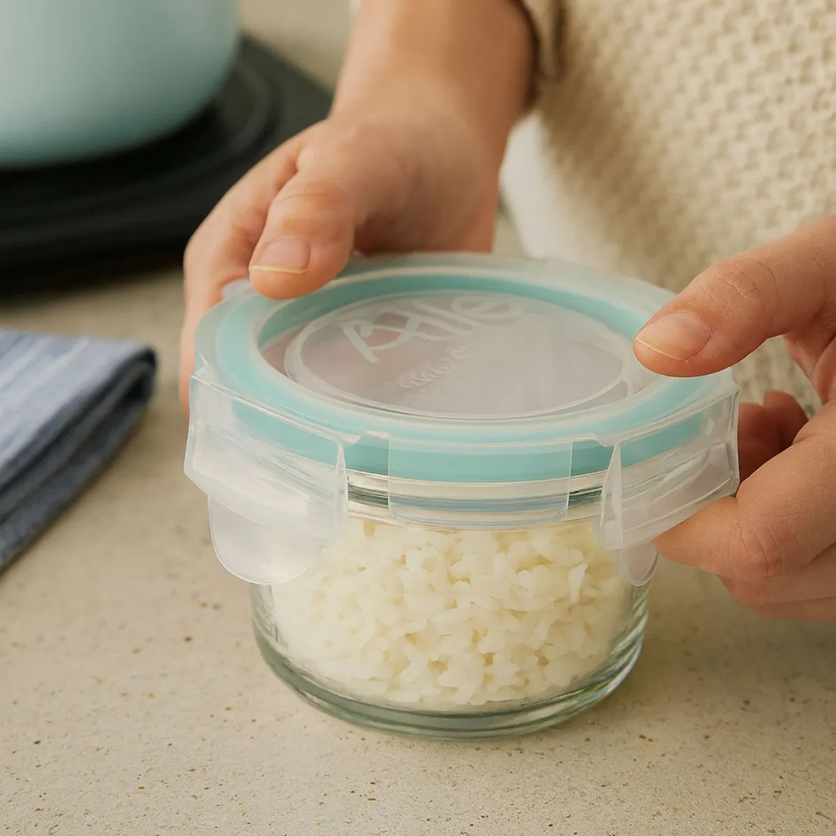 ALLEGRA - Set 9 Contenedores Hermeticos Allegra Recipiente De Vidrio