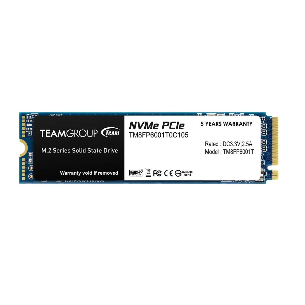 TEAMGROUP - Unidad SSD Team Group MP33 M2 PCIe NVMe 2TB