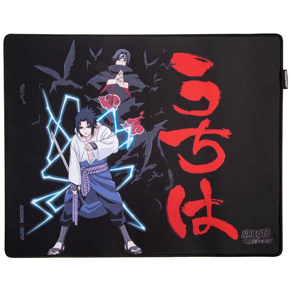 GENERICO - Mouse Pad Gamer Checkpoint M 45x35cm Grosor 3mm Diseño Uchiha Brothers