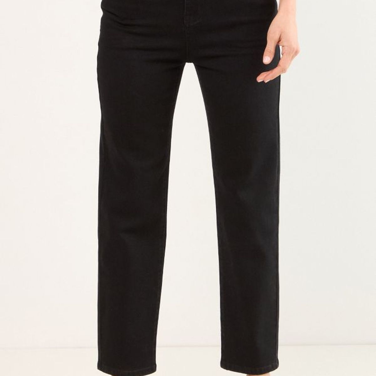 MA GRIFFE - Jeans Liso Recto Mujer Negro Magriffe