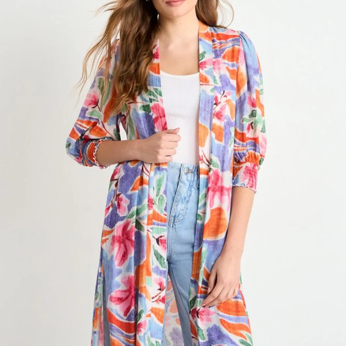 IO - Tapado Estampado Multicolor Mujer Io