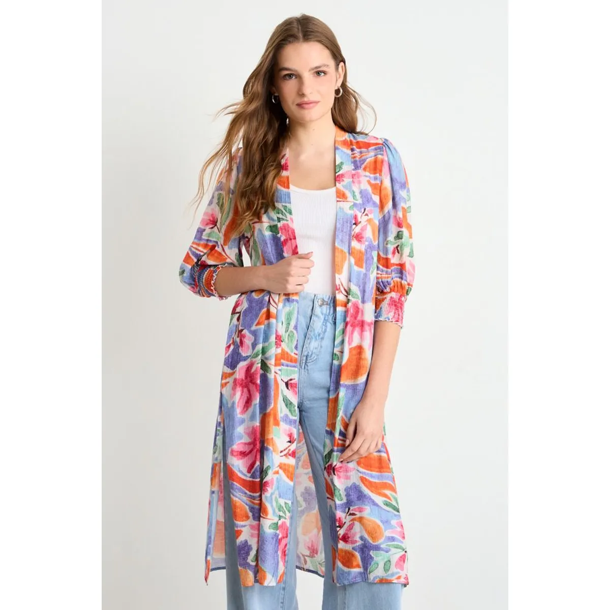IO - Tapado Estampado Multicolor Mujer Io