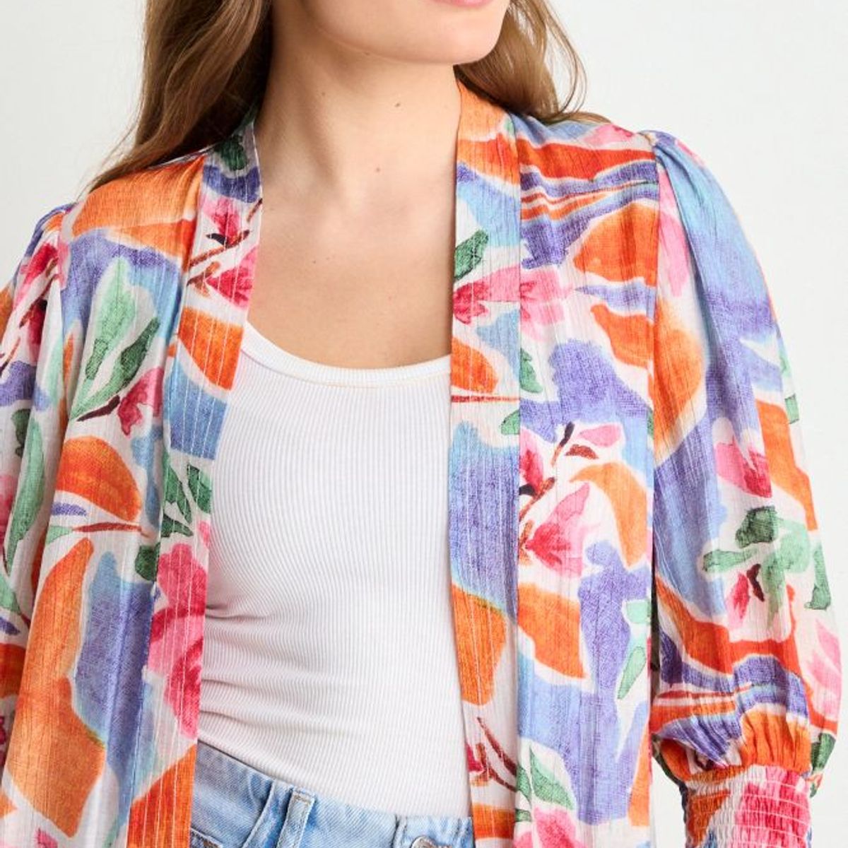 IO - Tapado Estampado Multicolor Mujer Io