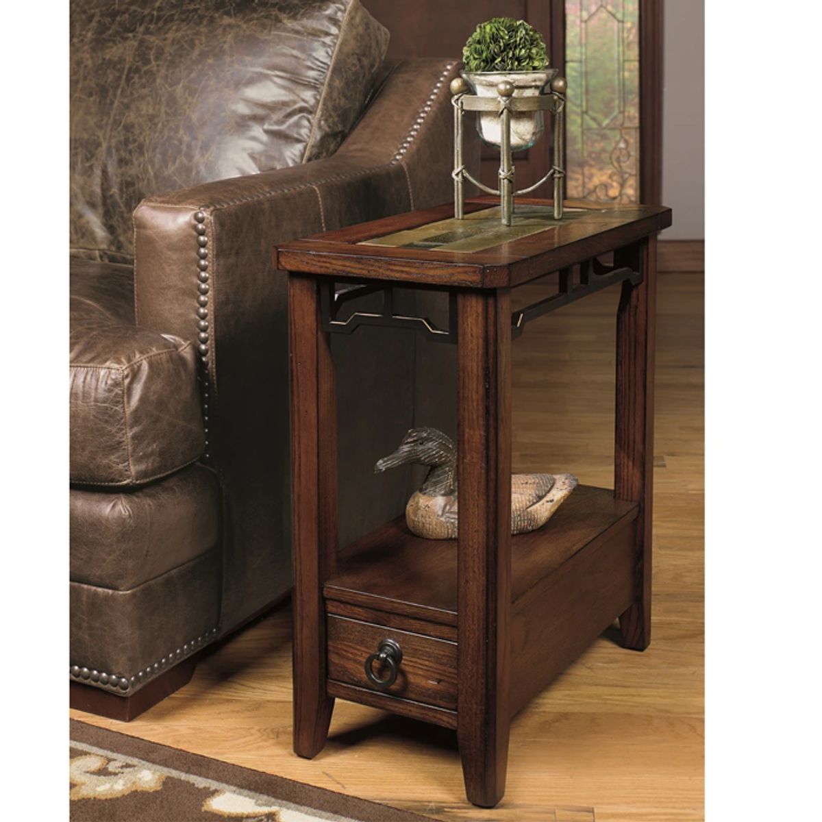 MSA MUEBLES SANTA ANA - Mesa Lateral Rustic AOK Small